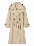 Vivienne | British Double-Breasted Belted Trench Coat