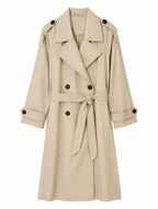 Vivienne | British Double-Breasted Belted Trench Coat