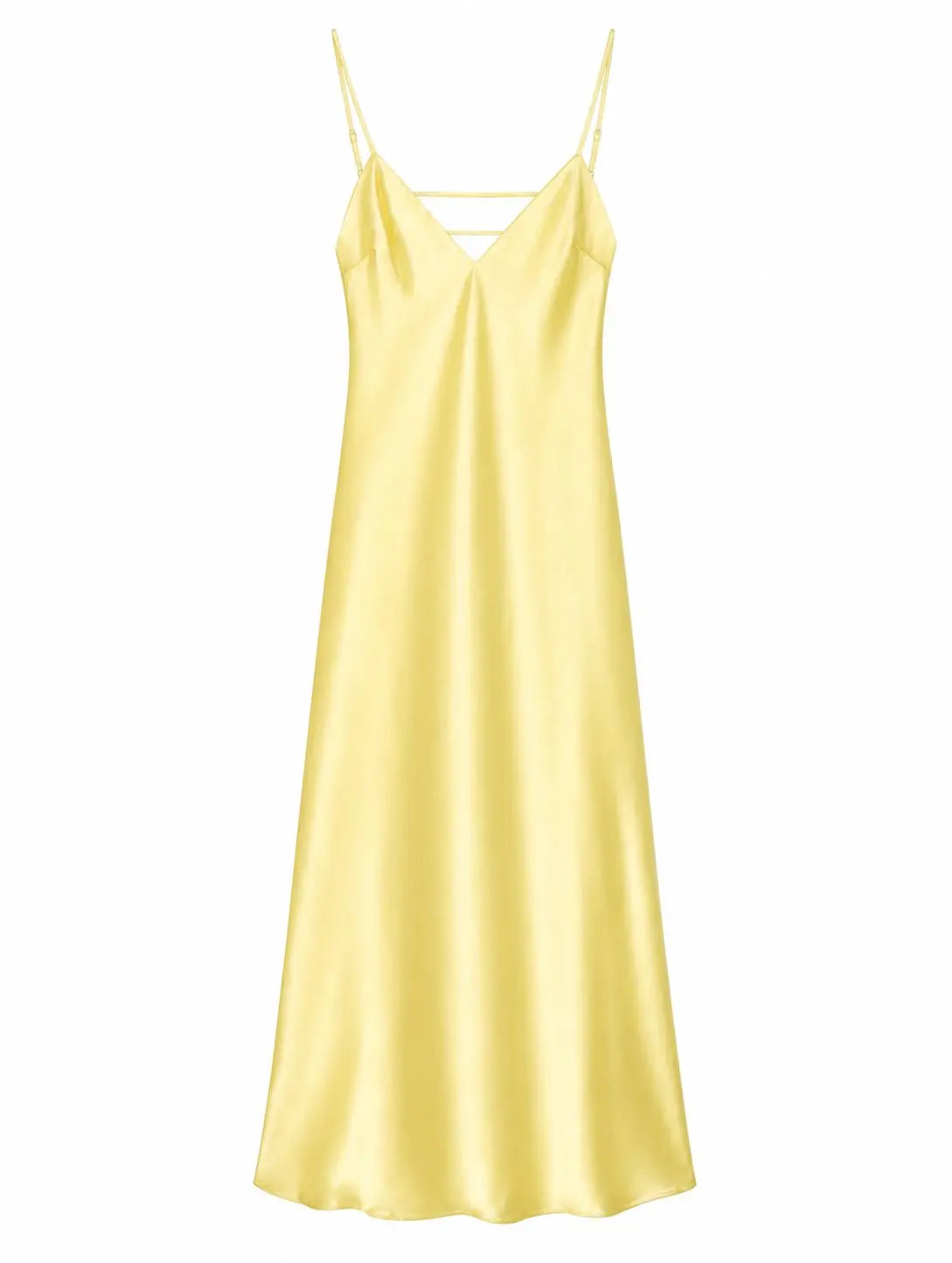Sienna | Satin Backless Maxi Slip Dress