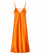 Sienna | Satin Backless Maxi Slip Dress