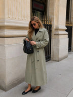 Vivienne | British Double-Breasted Belted Trench Coat